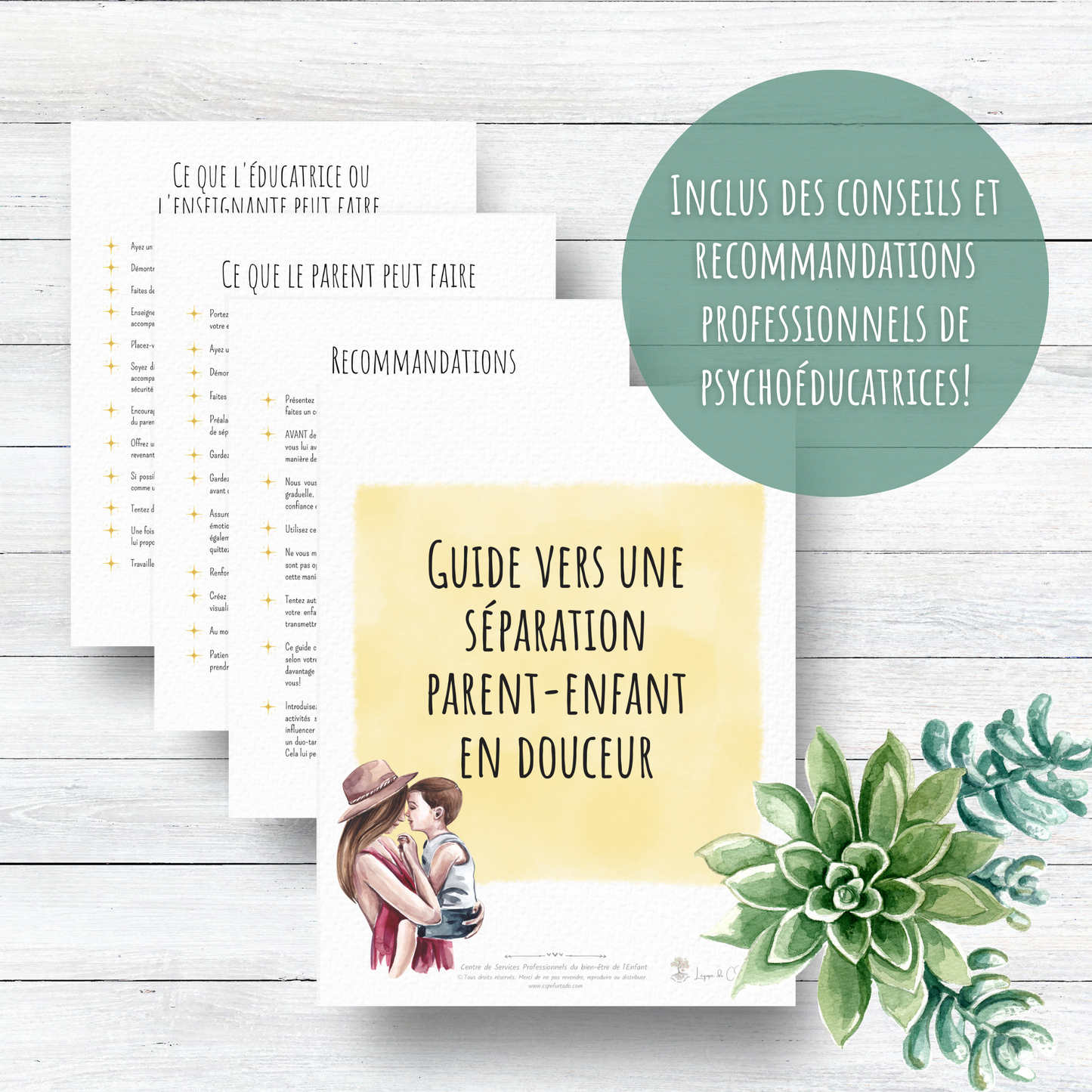 Guide vers une Séparation Parent-Enfant en Douceur