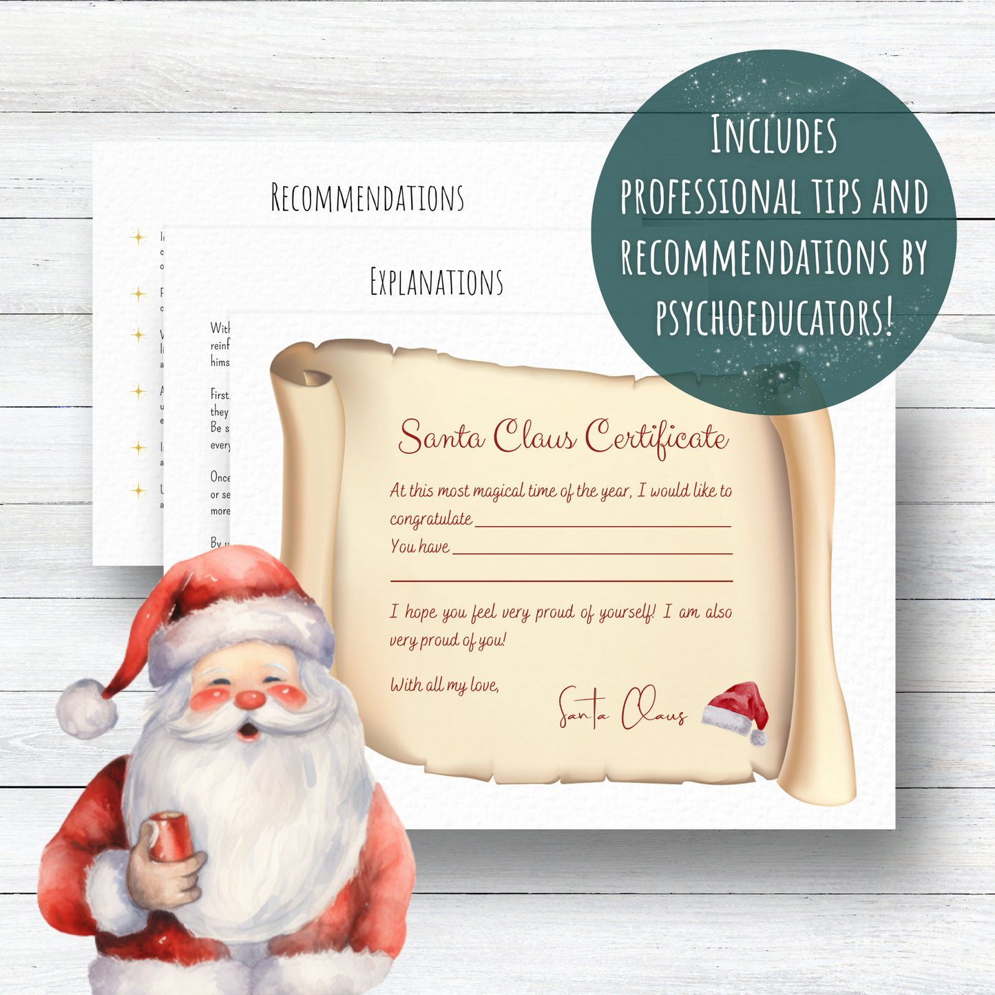 Certificat du Père Noël