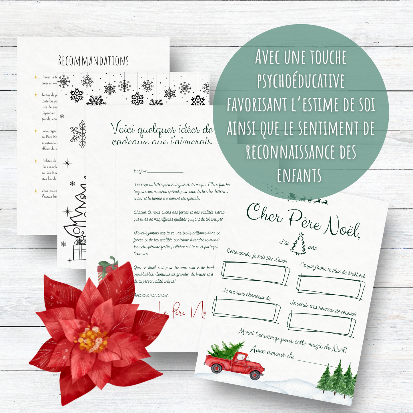 Camion - Lettre au Père Noël