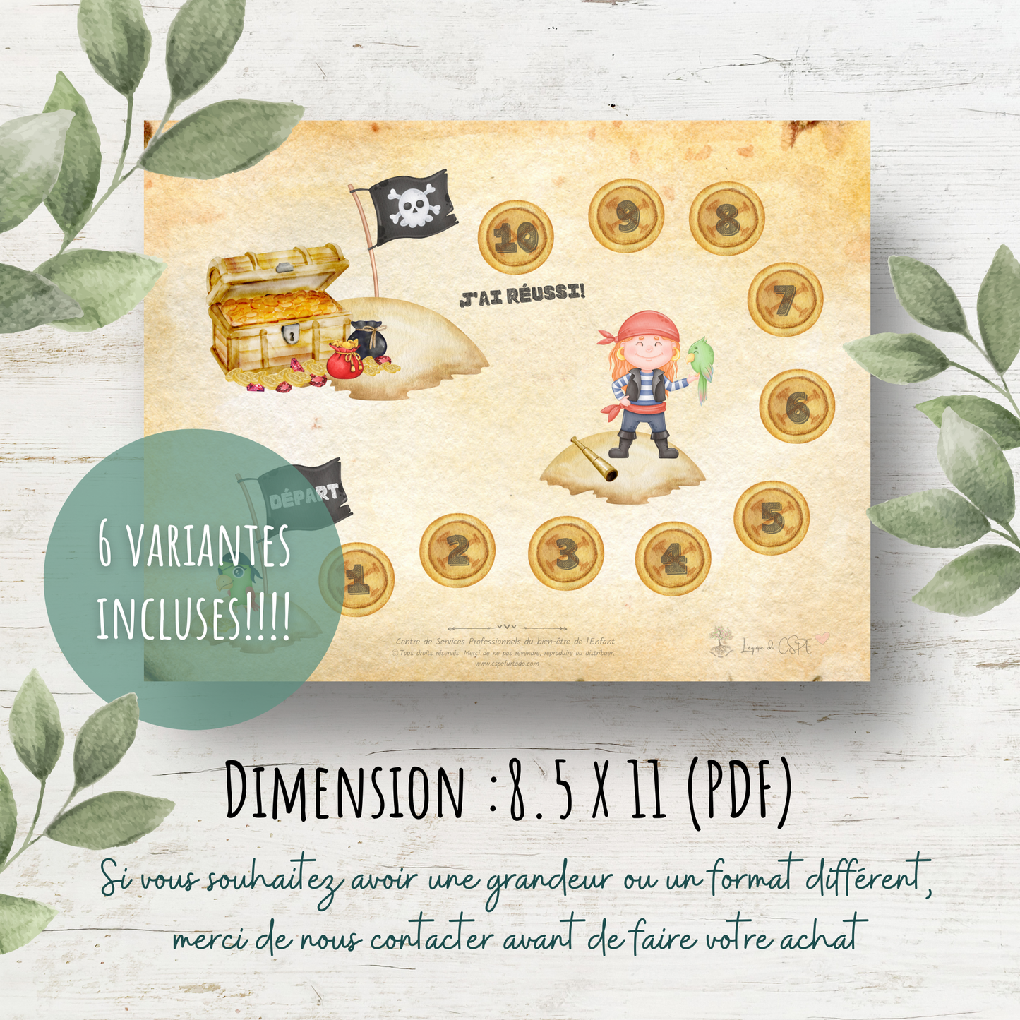 Ruby la Pirate - Système de Récompense