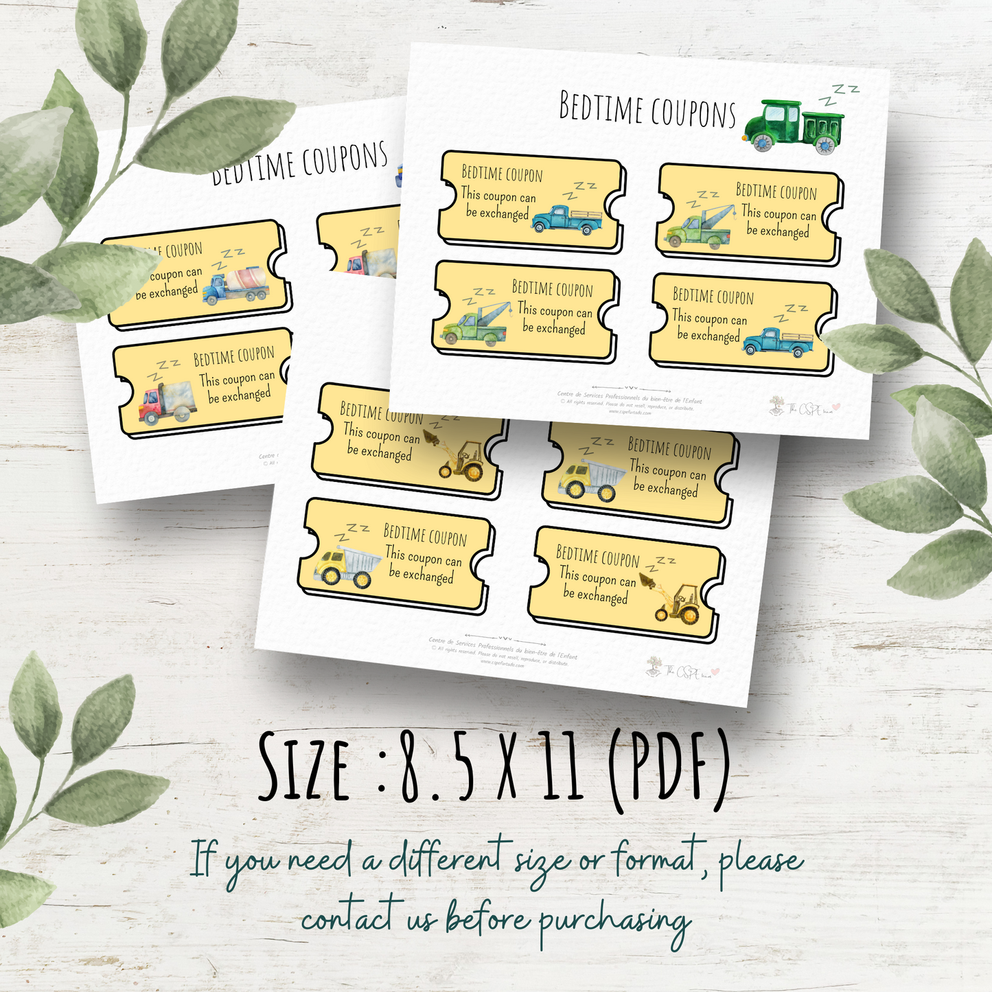 Camions - Coupons du Dodo