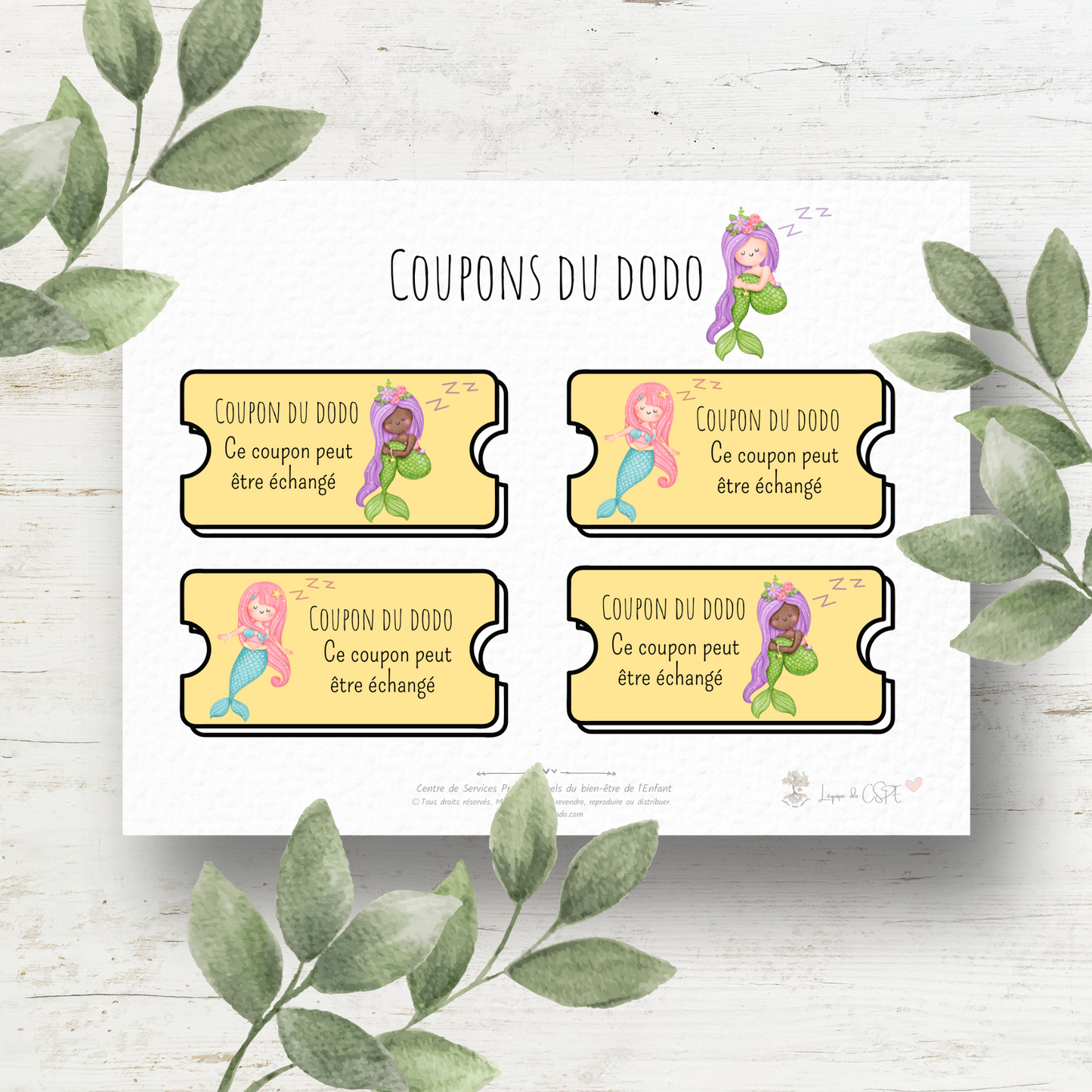 Conte de Fée - Coupons du Dodo