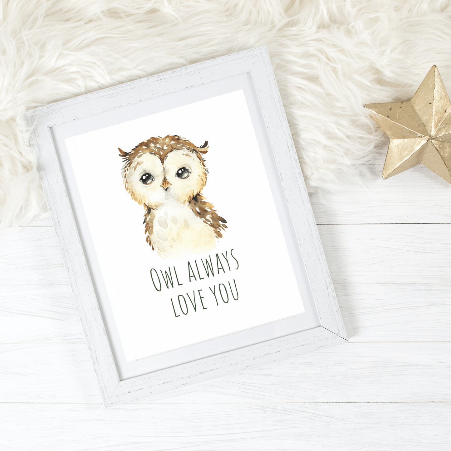 Minimaliste - Affiches Murales - Ours, Hibou, Chevreuil