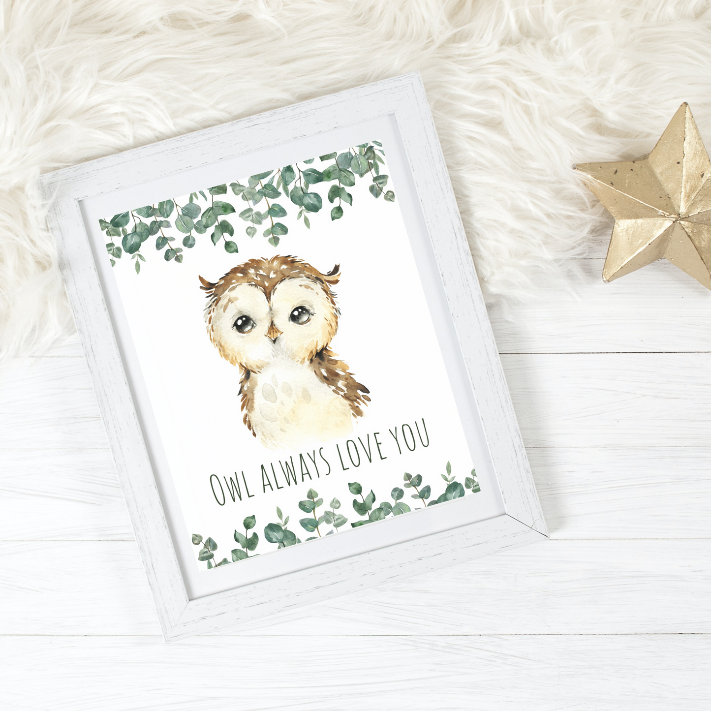 Feuillage - Affiches Murales - Ours, Hibou, Chevreuil