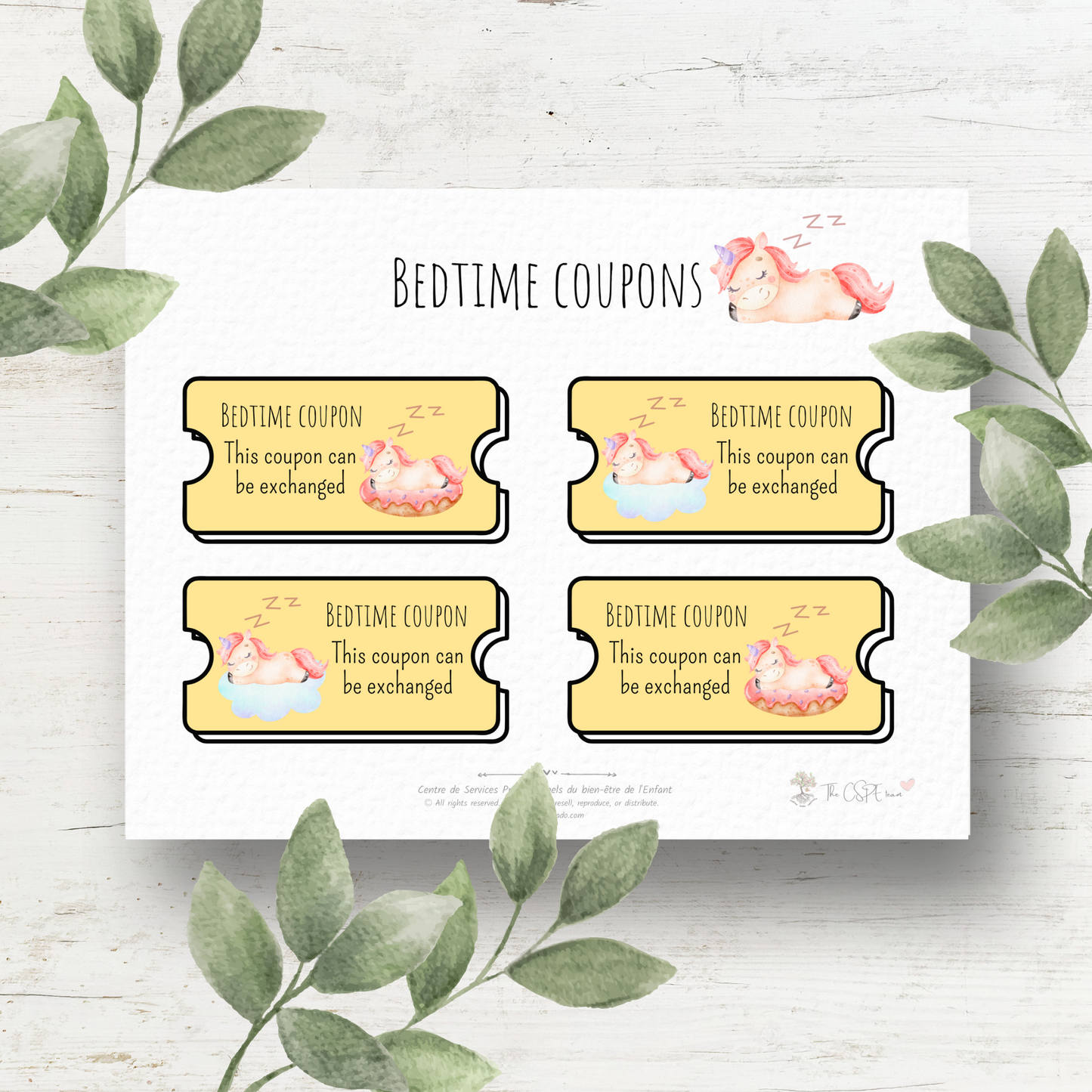 Conte de Fée - Coupons du Dodo