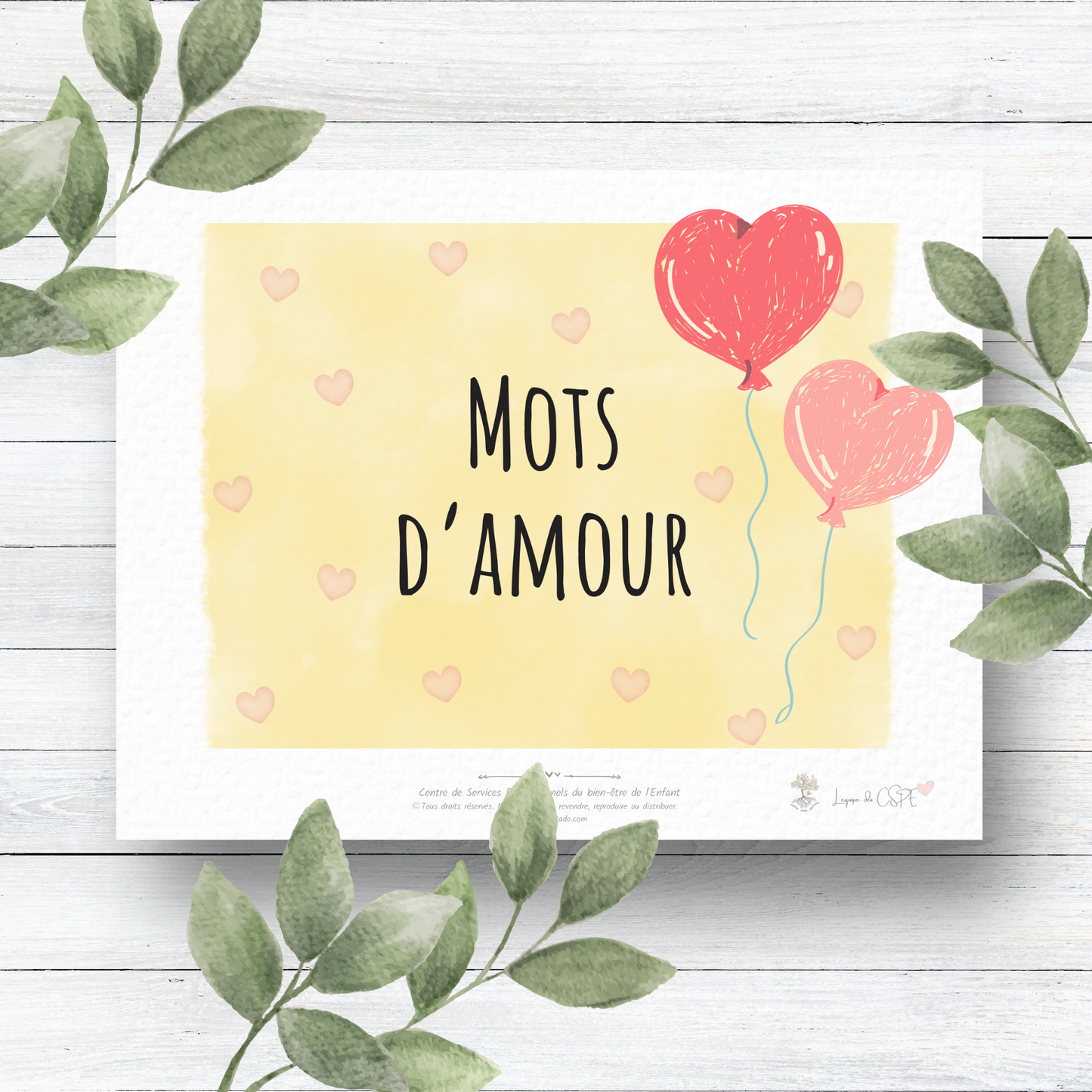 Mots d'Amour
