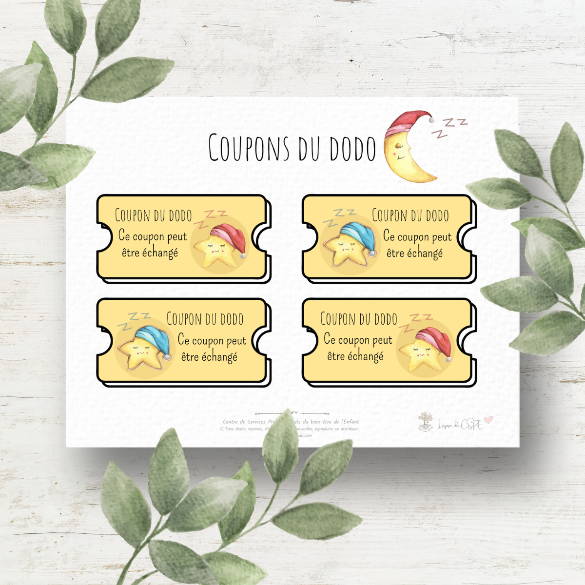 Nuit magique de sommeil - Coupons du dodo