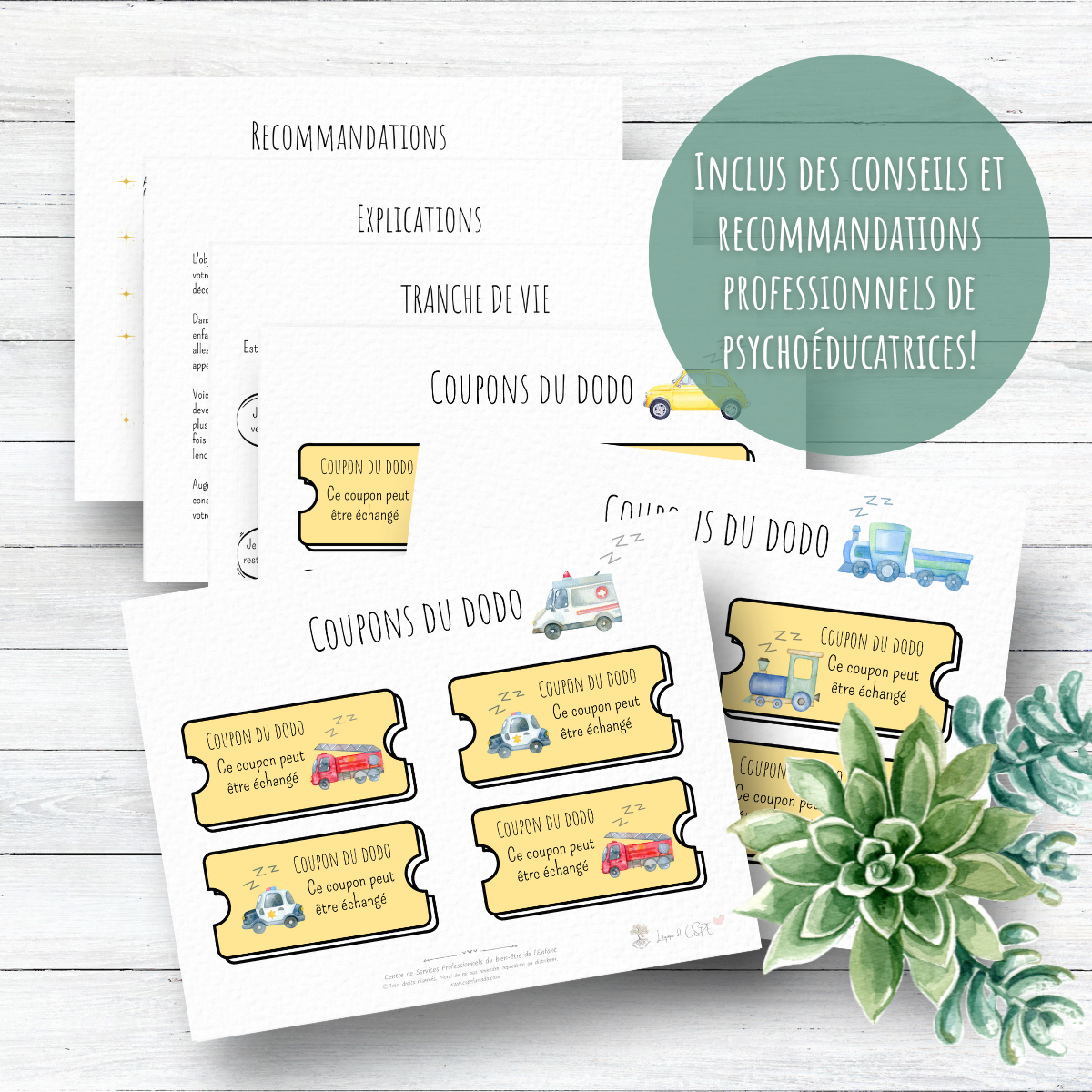 Véhicules - Coupons du dodo