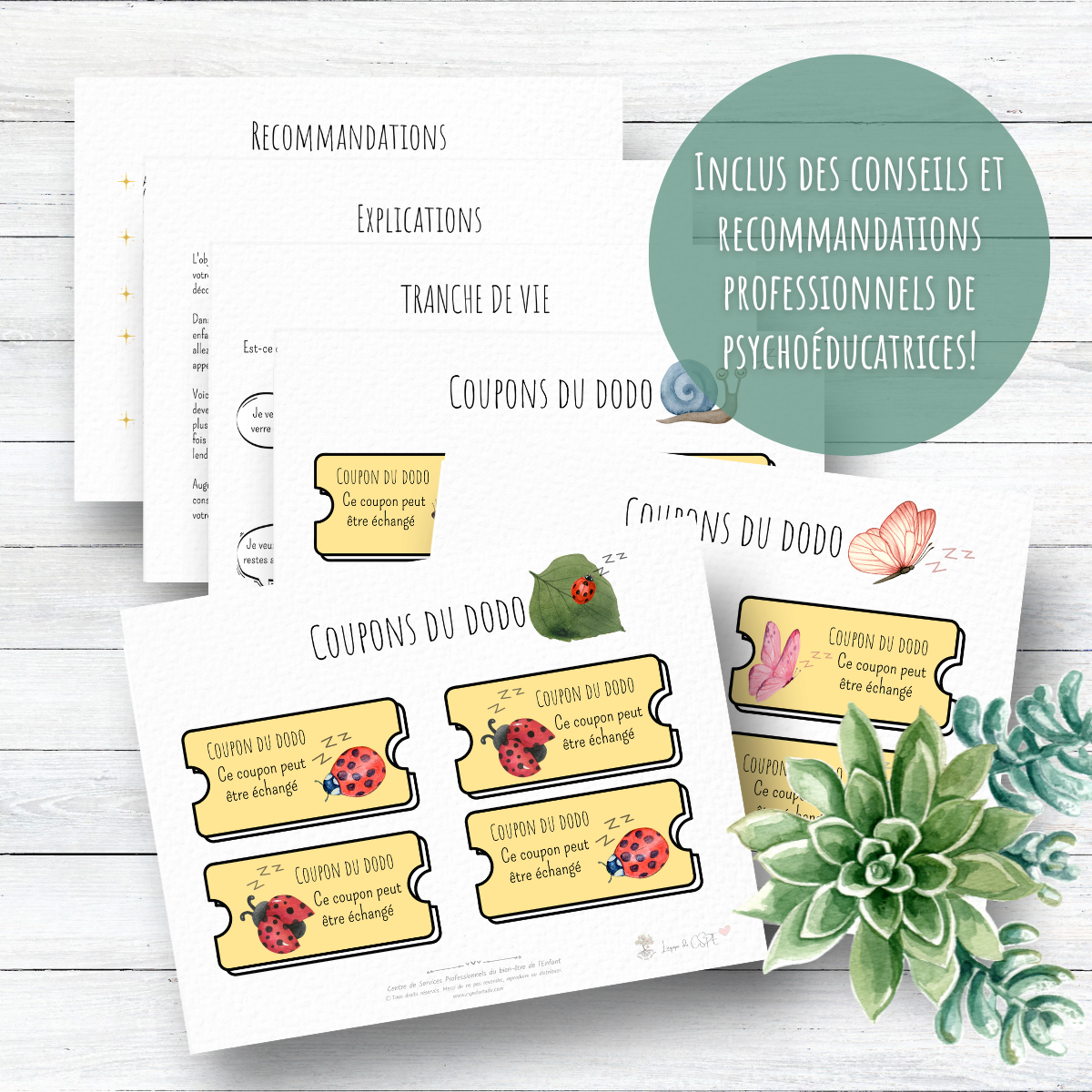 Insectes - Coupons du dodo