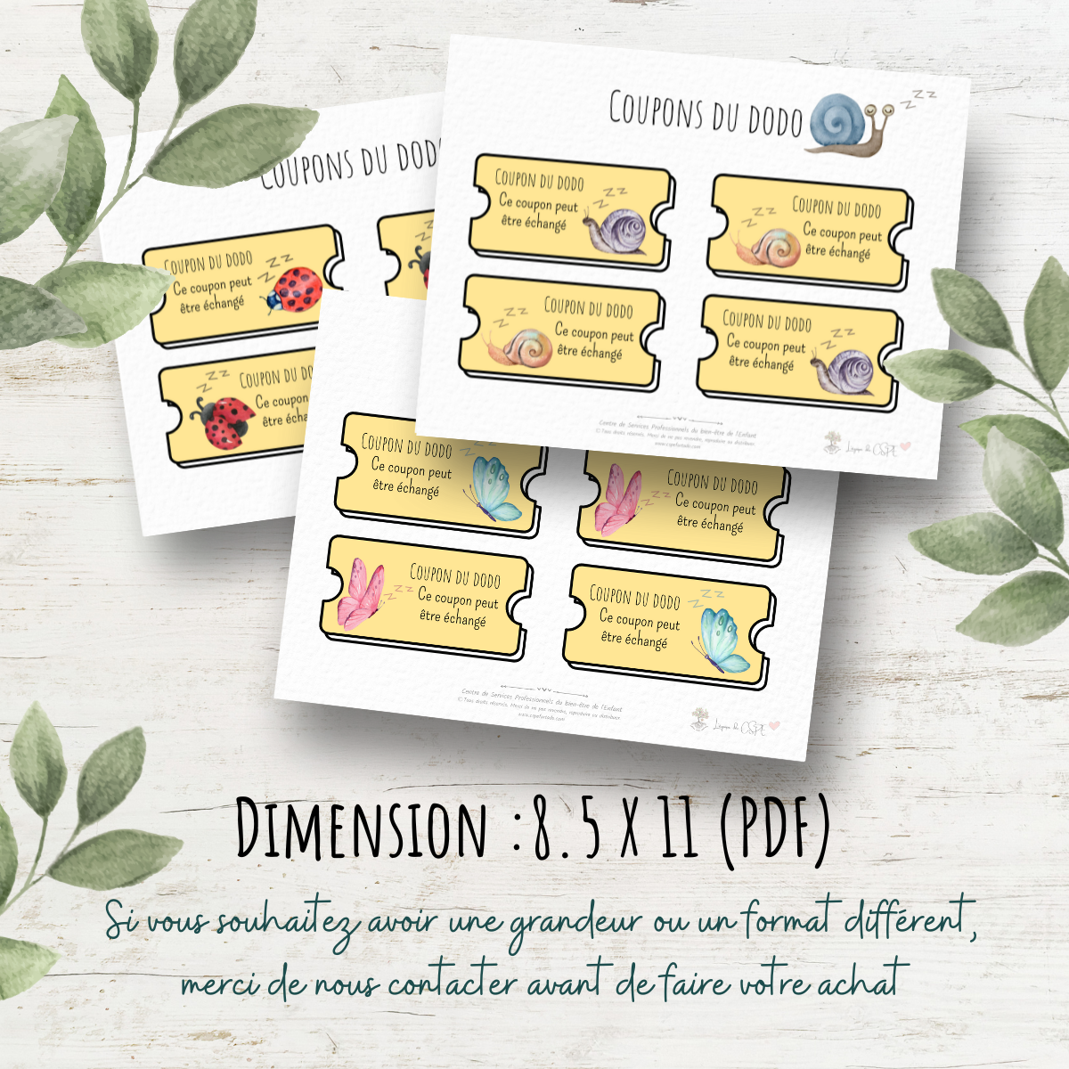 Insectes - Coupons du dodo