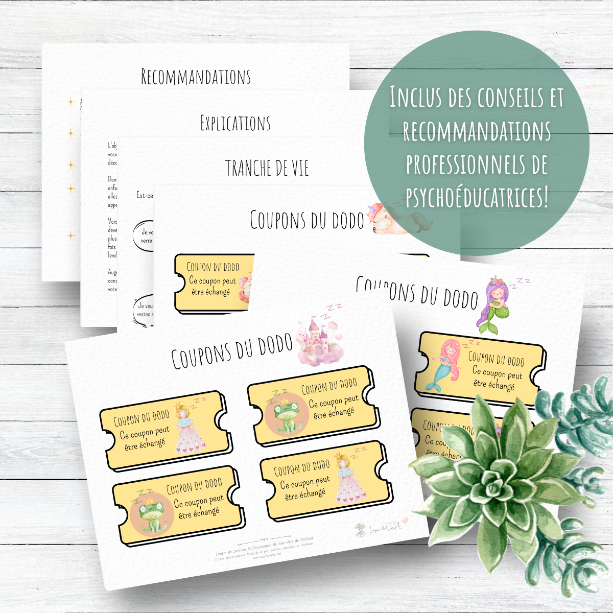 Conte de fée - Coupons du dodo