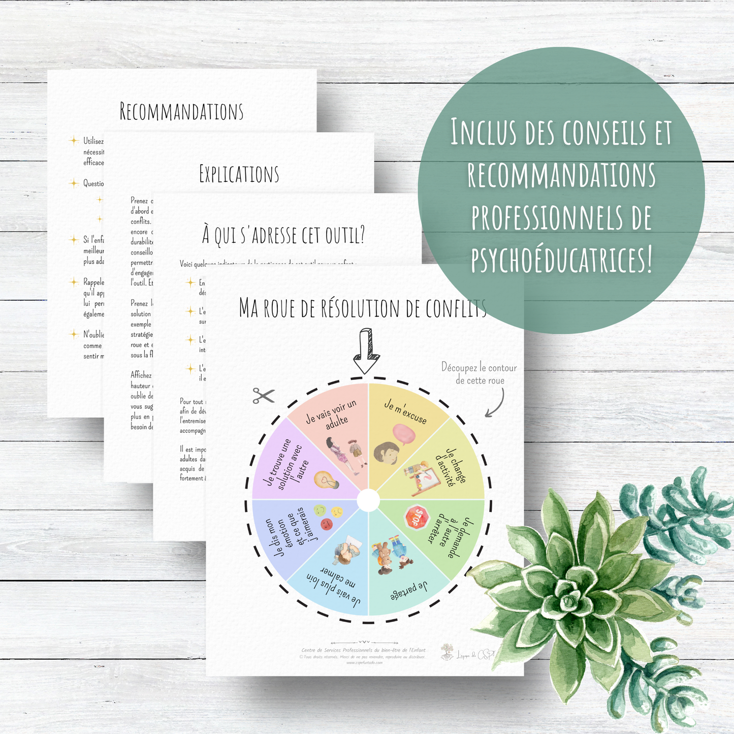 My Conflict Resolution Wheel