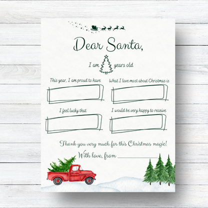 Truck - Letter for Santa