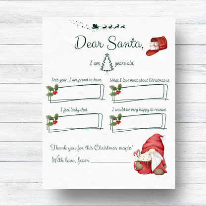 Gnome - Letter for Santa