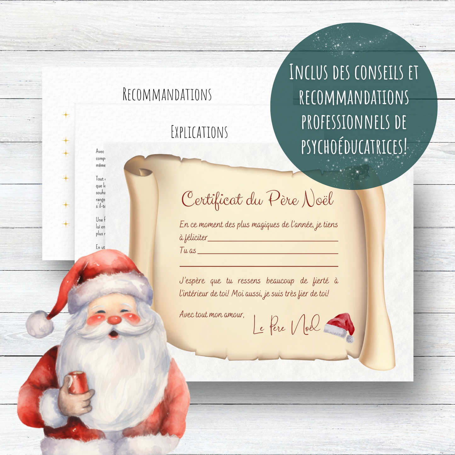 Certificat du Père Noël