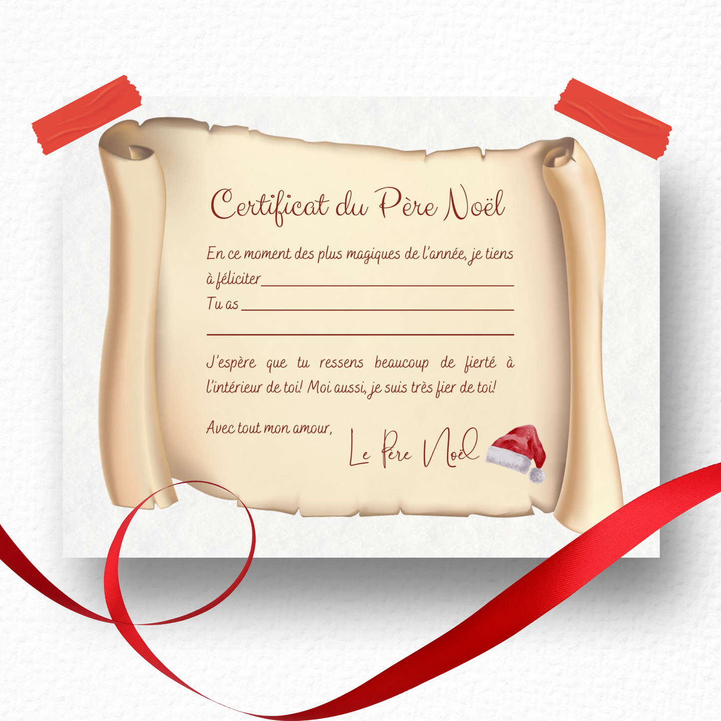 Certificate from Santa Claus