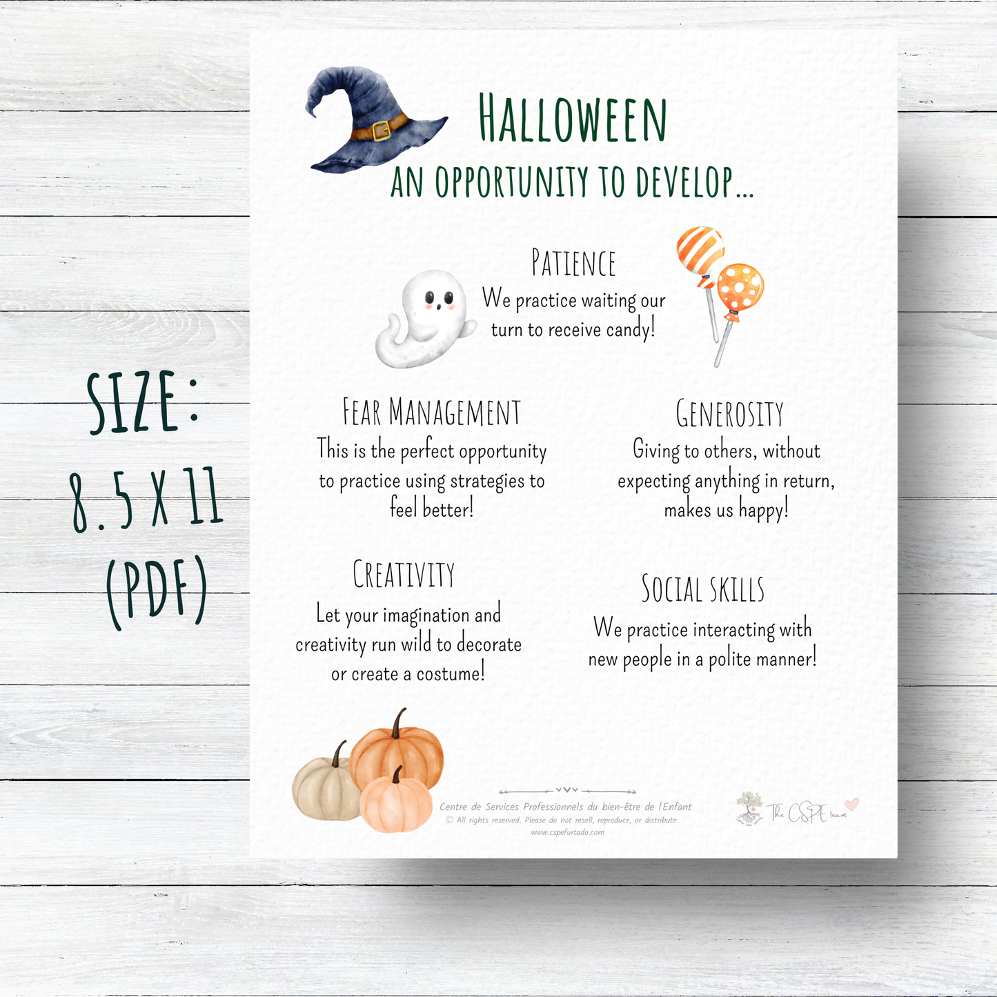 Halloween - An opportunity to develop...