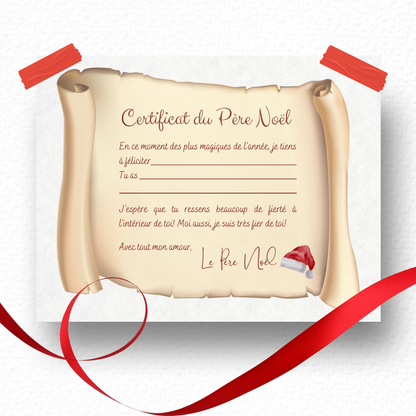 Certificat du Père Noël