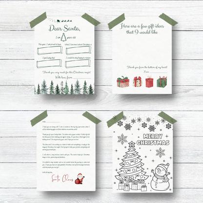 Christmas Trees - Letter for Santa