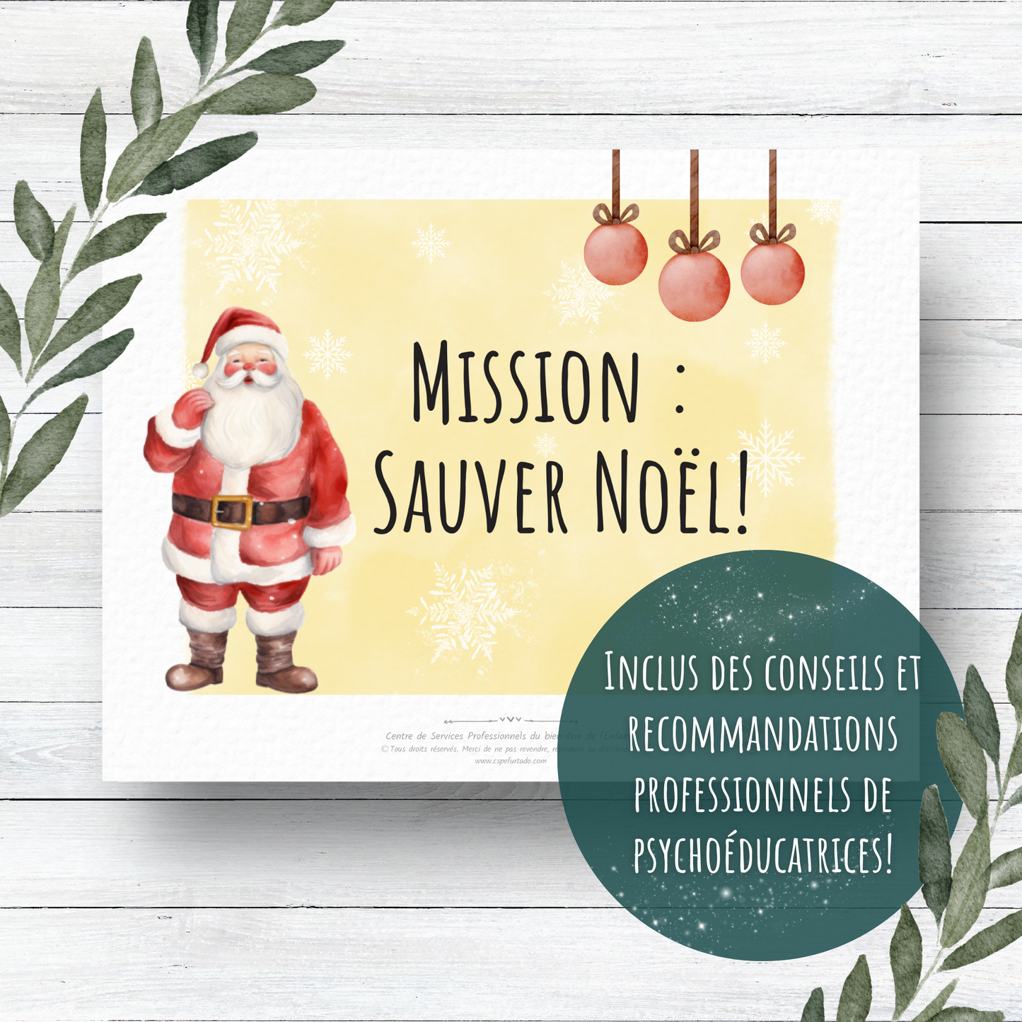 Mission : Sauver Noël!