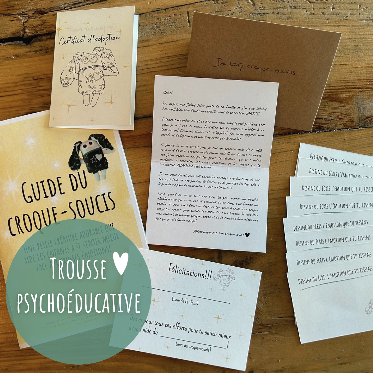 Hunting time - Croque-soucis duo + Access to 2 downloadable psychoeducational tools ✨