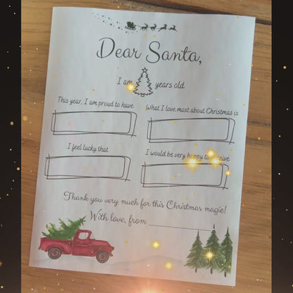 Truck - Letter for Santa