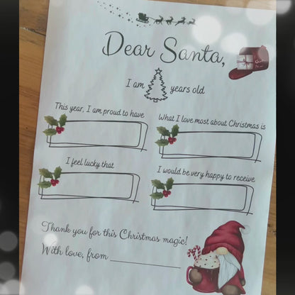 Gnome - Letter for Santa